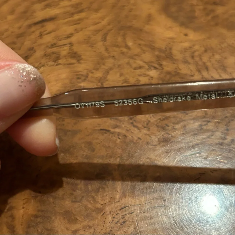 OLIVER PEOPLES Sheldrake Metal OV1179S Bone Pecan Taupe Mirrored Sunglasses 1179 - Picture 7 of 10